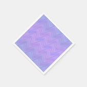 Purple Pink Wavy Lines Pattern Serviette (Ecke)