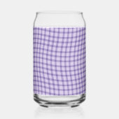 Purple Plaid Checker Seamless Pattern Dosenglas (Vorderseite)