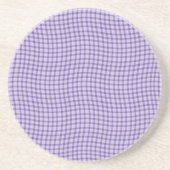 Purple Plaid Checker Seamless Pattern Getränkeuntersetzer (Vorne)