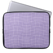 Purple Plaid Checker Seamless Pattern Laptopschutzhülle (Vorderseite)