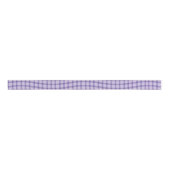 Purple Plaid Checker Seamless Pattern Ripsband (Vorderseite)