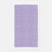 Purple Plaid Checker Seamless Pattern Serviette (Vorderseite)