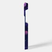 Purple Planet & Stars Phone Case – Cosmic Space iPhone Hülle (Linke Seite)