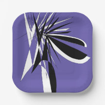 Purple plastic cardboardFlatPappteller