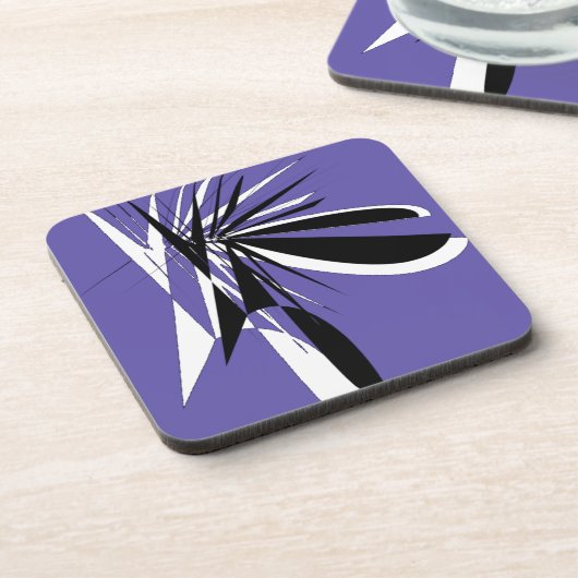 Purple Plastic Coast/Unterglas Getränkeuntersetzer (Linke Seite)