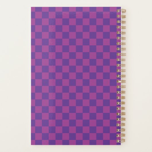 Purple Plum Checkerboard Planer (Rückseite)