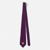 Purple Police Handcuffs Krawatte (Vorderseite)