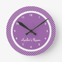 Purple Polka Dot Kid's Bedroom