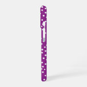Purple Polka Dot Pattern Phone Case iPhone 16 Hülle (Linke Seite)