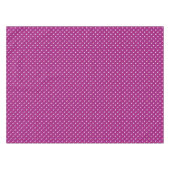 Purple Polka Dot Pattern Tischdecke (Vorderseite (Horizontal))