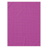 Purple Polka Dot Pattern Tischdecke (Vorderseite)