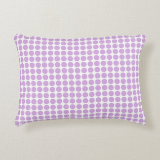 Purple Polka Dots Dekokissen