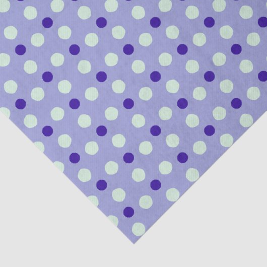Purple polka dots seidenpapier (Detail)