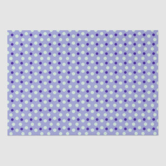 Purple polka dots seidenpapier