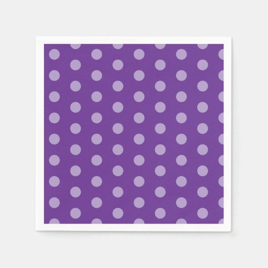 Purple Polka Dots  Serviette (Vorderseite)