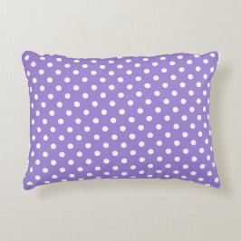 Purple Polkadot,Modern,Throw Pillow Dekokissen