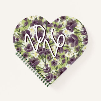 Purple Poppies "Mellow Garden" Notebook Notizblock