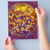 Purple Potpourri Bulk Scrapbook Paper Pages Flyer (Hand)