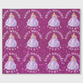 Purple Princess  Geschenkpapier (Flach)