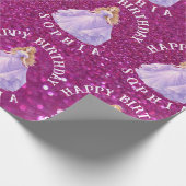 Purple Princess  Geschenkpapier (Ecke)