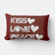 Purple rectangular cushion/Rechteckkissen