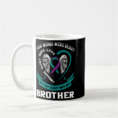 Purple Ribbon Wing Suicide Awareness Prevention Br Kaffeetasse (Links)
