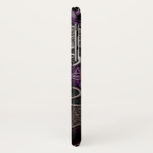 Purple Rose Celtic Knot Wrapping Paper Case-Mate iPhone Hülle (Hinten/Links)