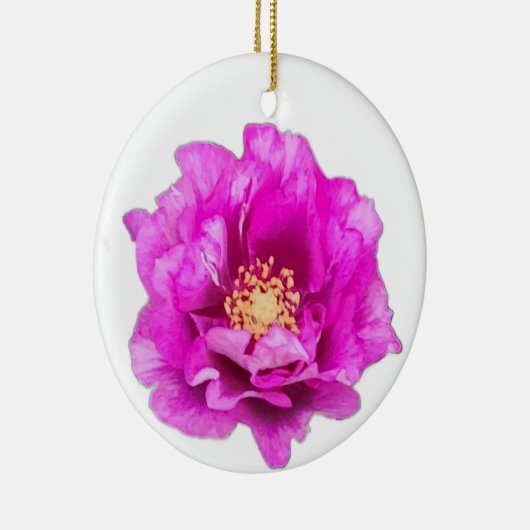 Purple Rose Keramik Ornament (Rechts)