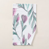 Purple Roses Badhandtuch Set (Handtuch)