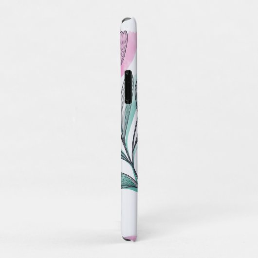 Purple Roses Case-Mate iPhone Hülle (Hinten/Rechts)