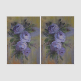 Purple Roses DBL Seidenpapier