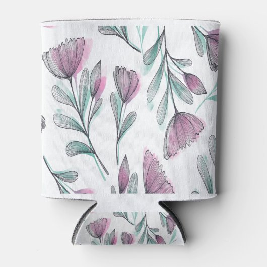 Purple Roses Dosenkühler (Vorderseite)