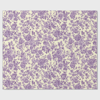 Purple Roses  Geschenkpapier