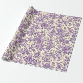 Purple Roses  Geschenkpapier (Ungerollt)