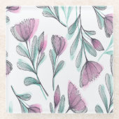 Purple Roses Glasuntersetzer (Vorderseite)