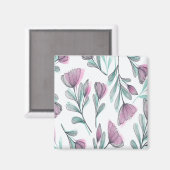 Purple Roses Magnet (Vorderseite/Rückseite)