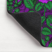 Purple Roses Mousepad (Ecke)