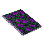 Purple roses notizblock (Rechte Seite)