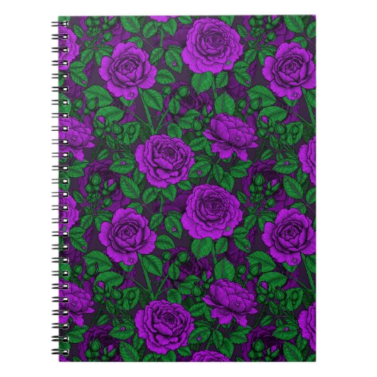 Purple roses notizblock (Vorderseite)