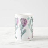 Purple Roses Porzellantasse (Vorderseite)