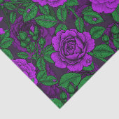 Purple Roses Seidenpapier (Ausschnitt)