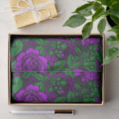 Purple Roses Seidenpapier (Geschenk)