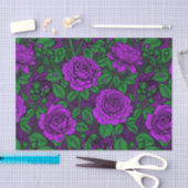 Purple Roses Seidenpapier (Handwerk)