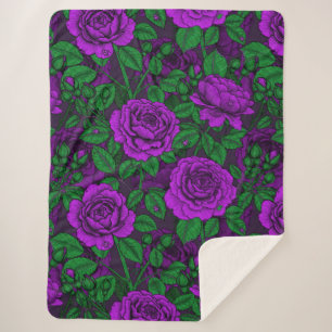 Purple Roses Sherpadecke