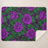 Purple Roses Sherpadecke (Vorderseite (Horizontal))