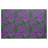 Purple Roses Stoff (Yard (91,4 cm))