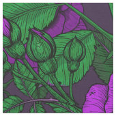 Purple Roses Stoff (Nahaufnahme)