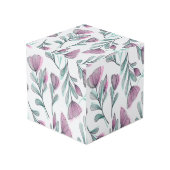 Purple Roses Würfel (Vorderseite Schrägansicht)