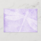 Purple RSVP Enclosure Cards Hinweiskarte (Rückseite)