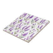 Purple Sage Green Lavender Flowers Fliese (Seite)